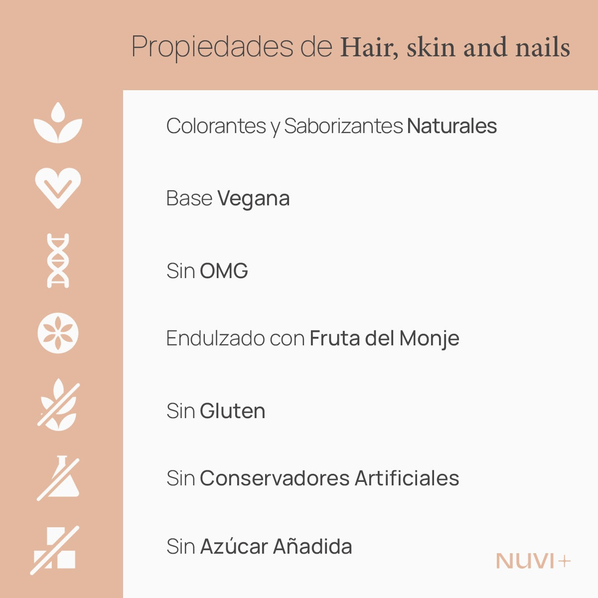 Hair, Skin and nails