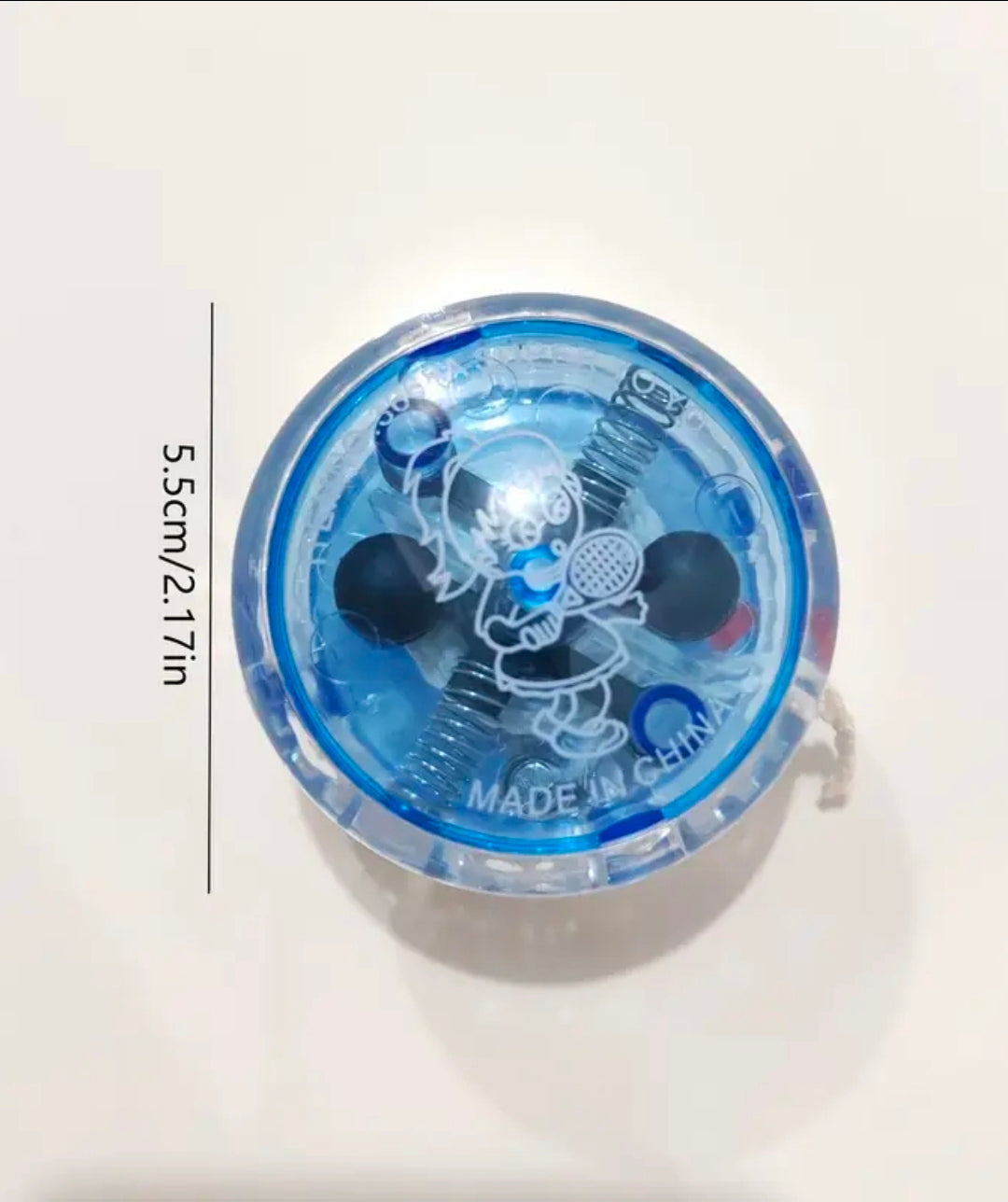 Yoyo con luz de distintos colores