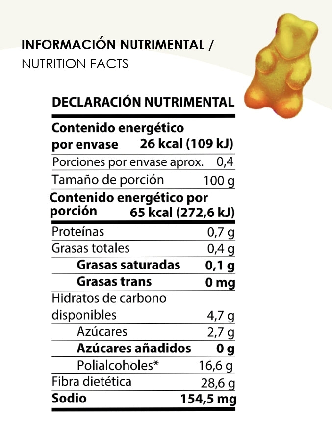 Gusanos frutales con chile  Veganos sin azúcar de 40g marca Delou